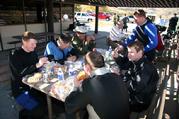 Lunch break for the team at Silverwood