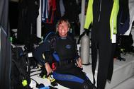 Doc on dive deck for night dive BAIII 06